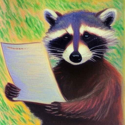 raccoon getting feedback